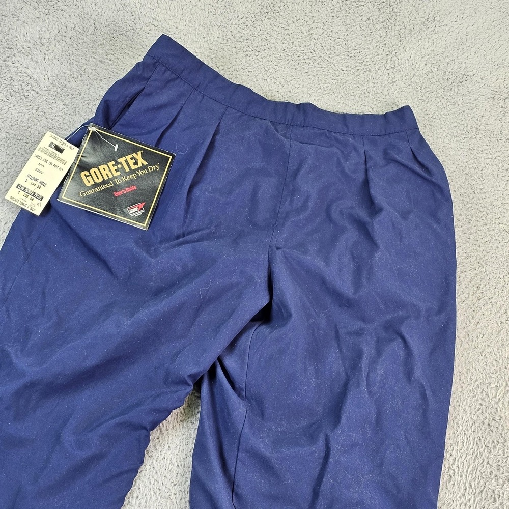Vintage Tourney Pants Womens XL Blue Gore-Tex Waterproof Golf‎ Rain Windproof